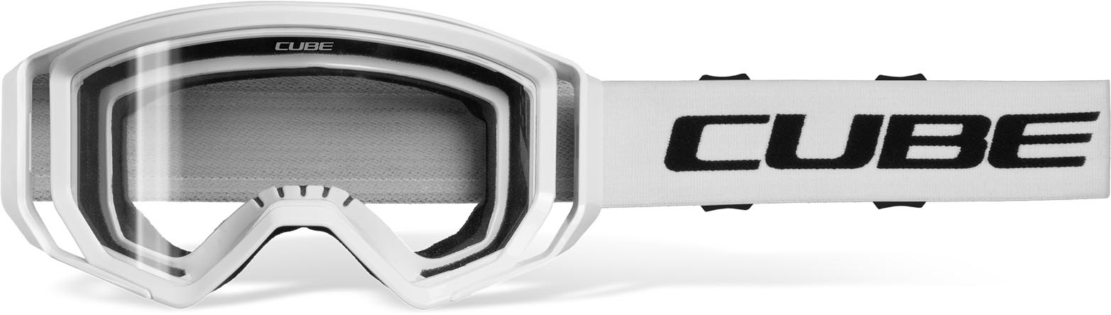 CUBE Goggle STORM X Actionteam hvid