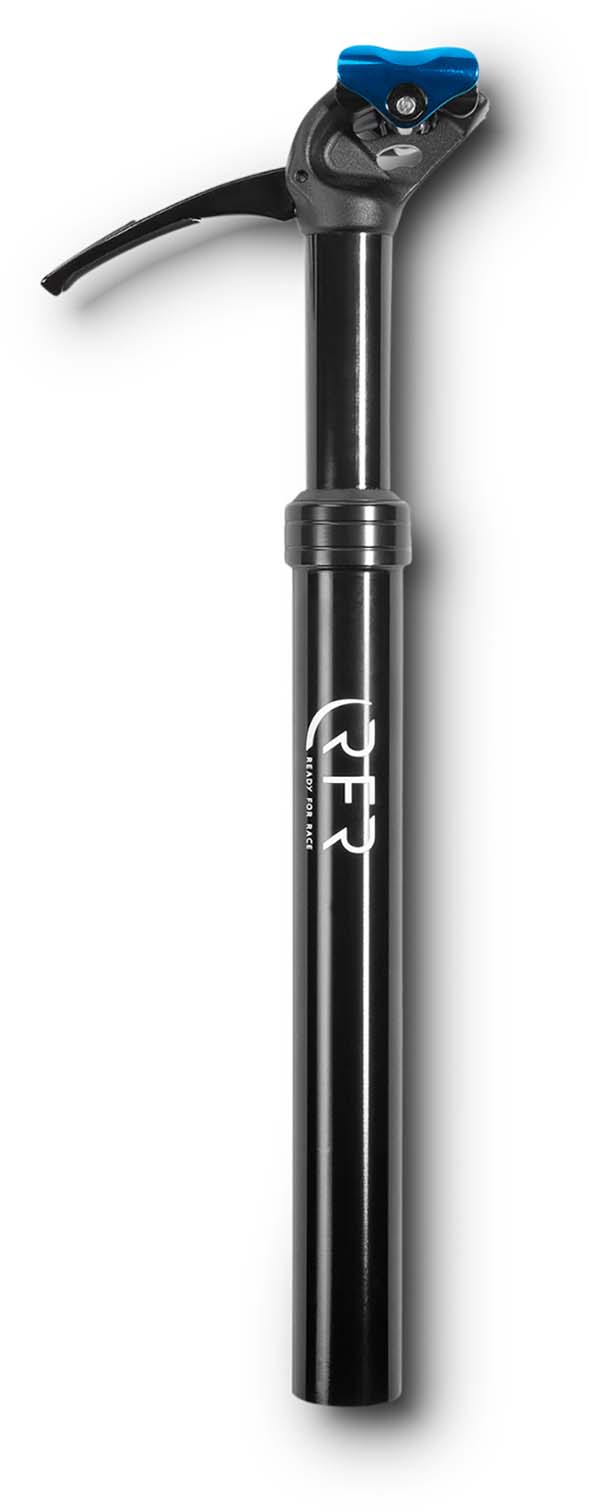 RFR Teleskop-sadelpind sort - 31,6 mm x 400 mm