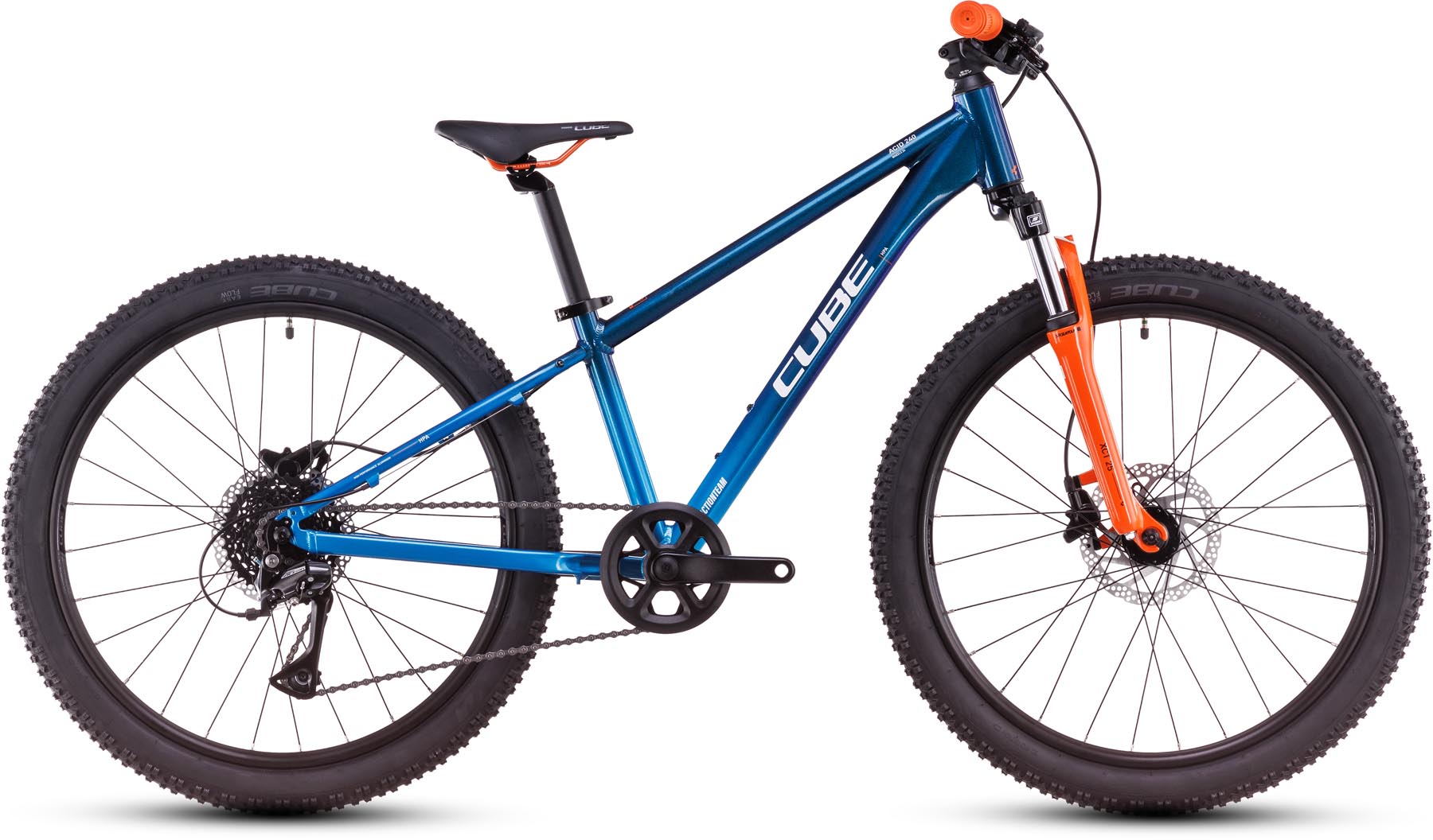 Cube Acid 240 Disc actionteam 2025 - Børnecykel 24 tommer