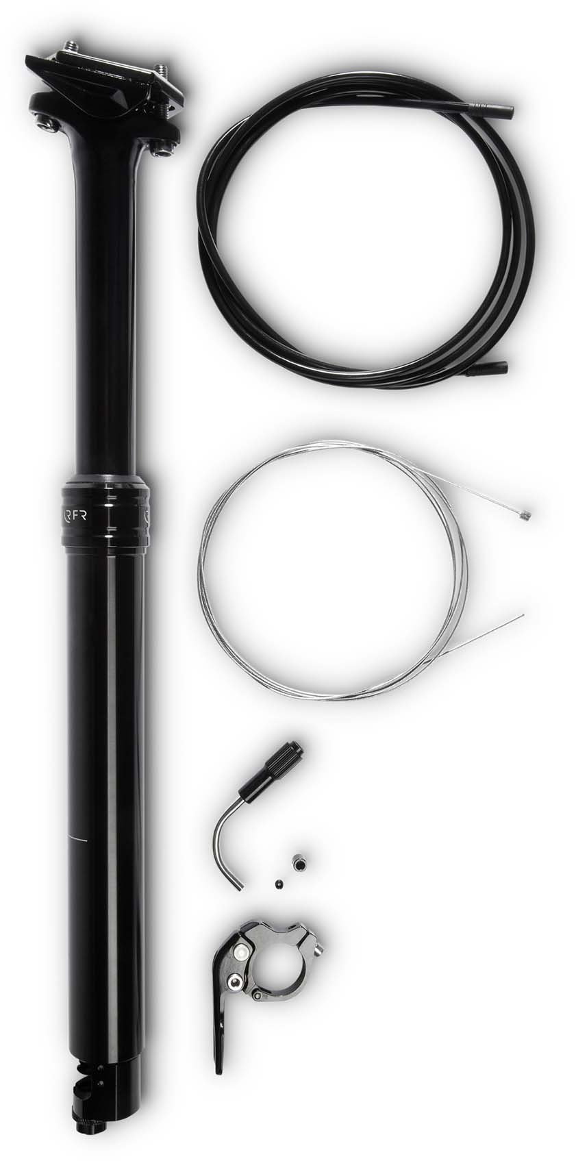 RFR Teleskop-sadelpind PRO "Inside" sort - 31,6 mm x 410 mm