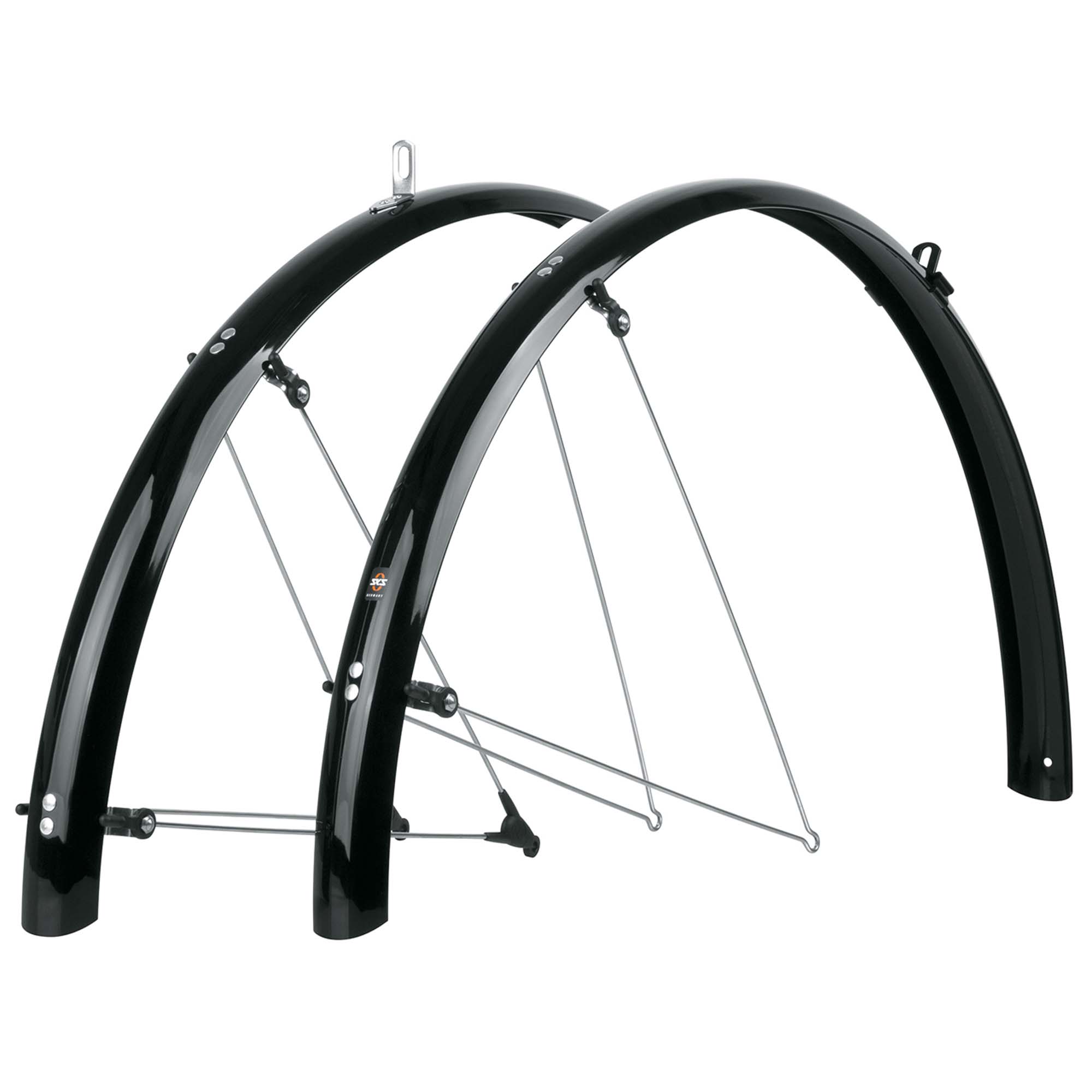 SKS Bluemels Shiny cykelskærmssæt 45 mm 28 tommer sort