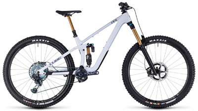 Cube Stereo ONE77 C:68X SLT Enduro-mountainbike i hvid.