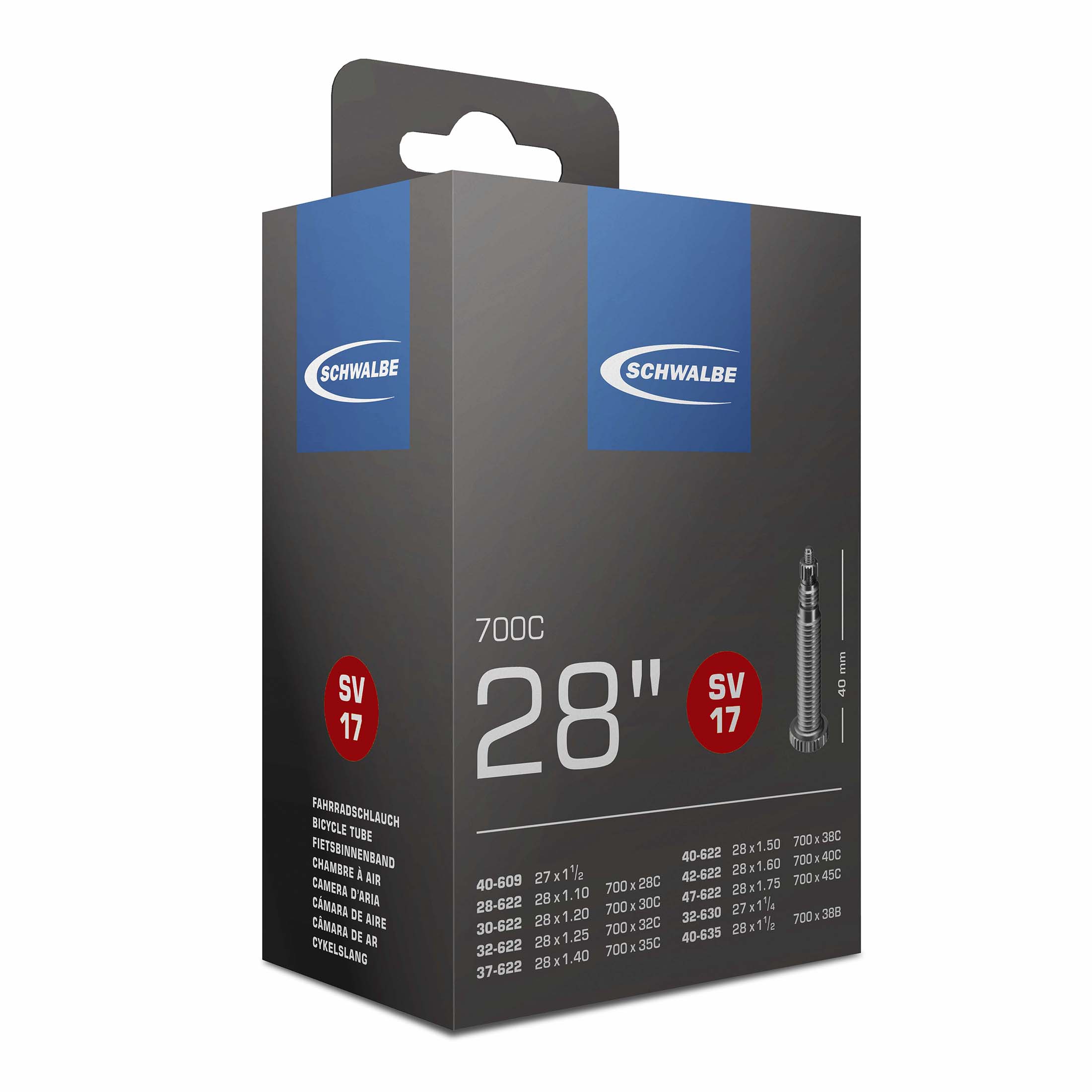 Schwalbe Slange SV17 (28"/700C)