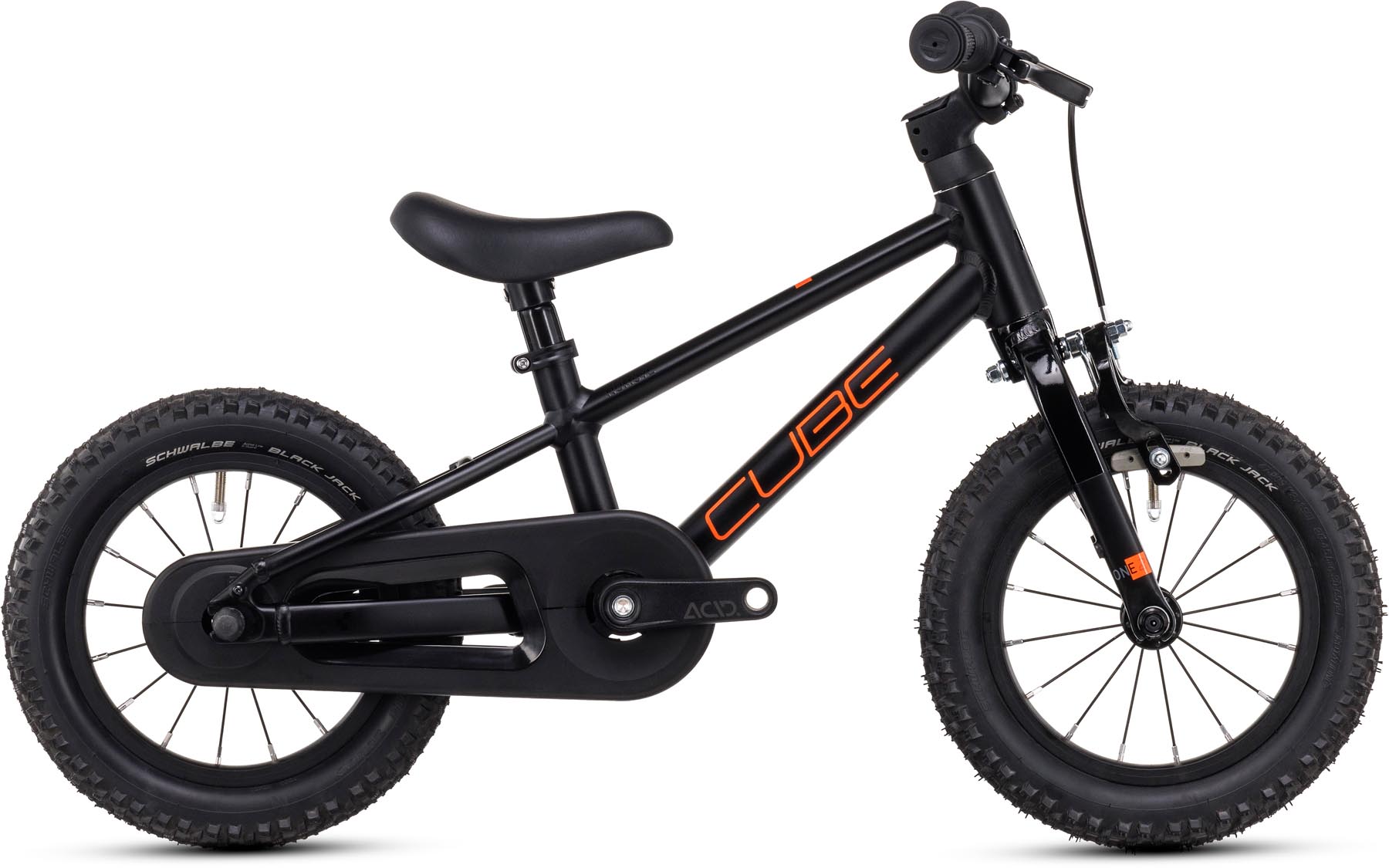 Cube Numove 120 RT black n orange 2025 - Børnecykel 12 tommer