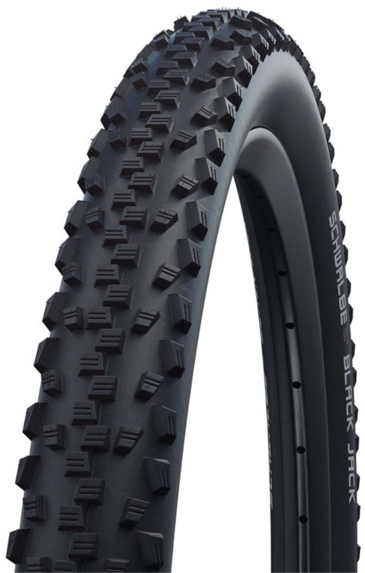 Schwalbe Dæk Black Jack HS407 Tråd, 26x2,25" 57-559 sort-LiteSkin KG SBC