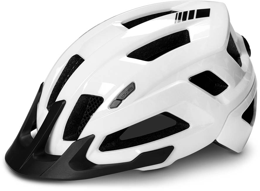 Cube Hjelm STEEP blank hvid