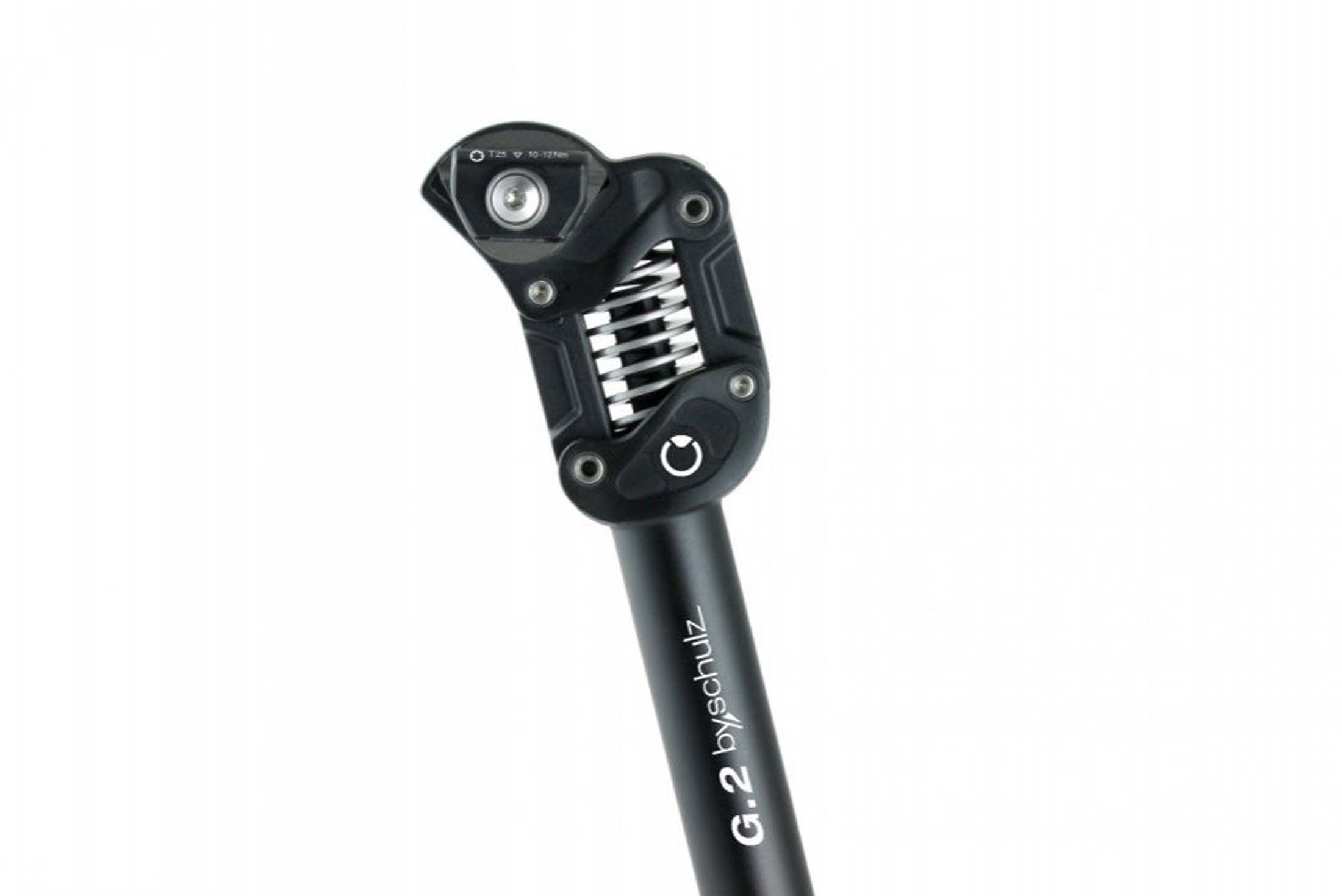 Fjedersadelpind fra Schulz G.2 Ø 30,9 mm, 350 mm, sort, medium 60-85 kg