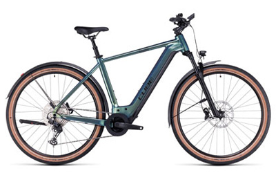 Klik her for at se Cube-elcykler med diamantstel.