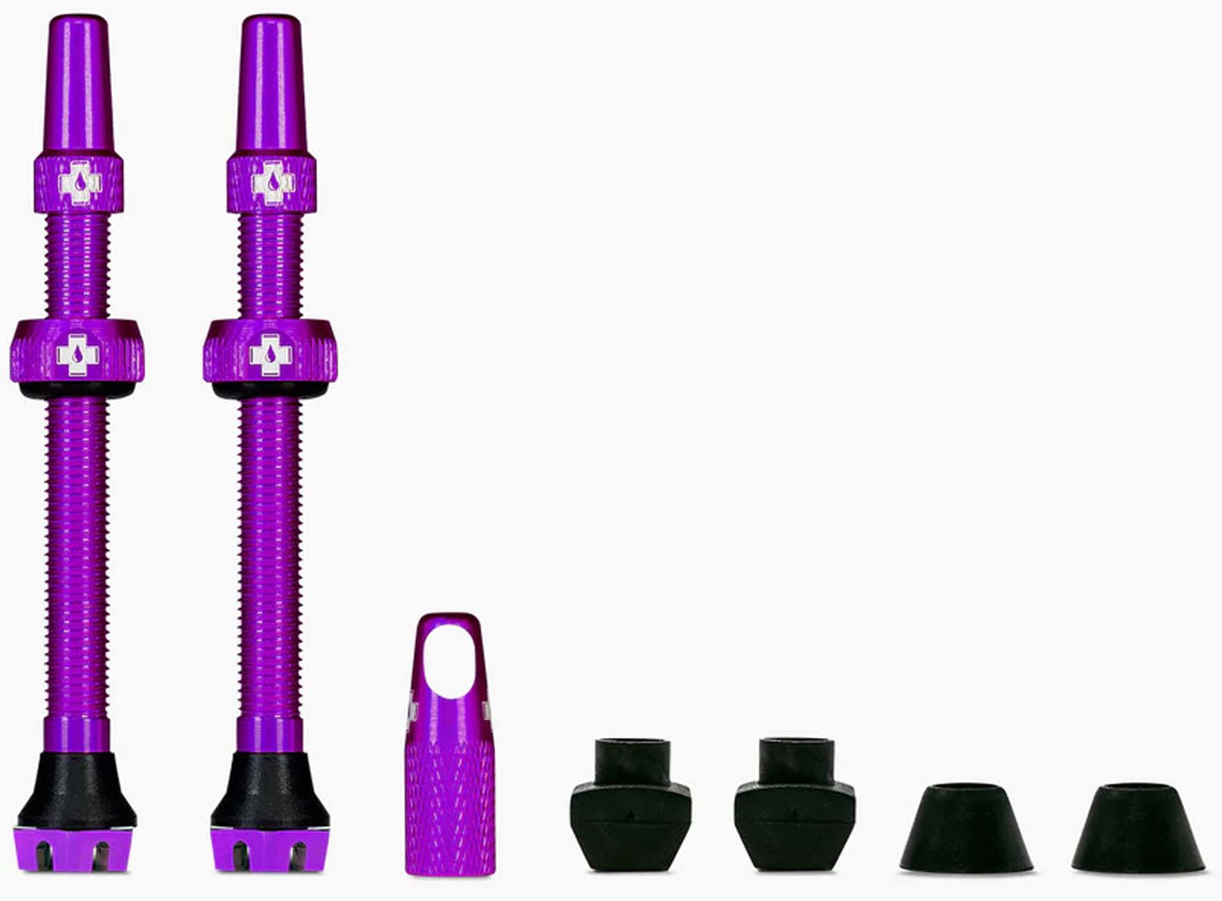 Muc-Off Helt nye slangeløse ventiler - Ventil 44 mm lilla