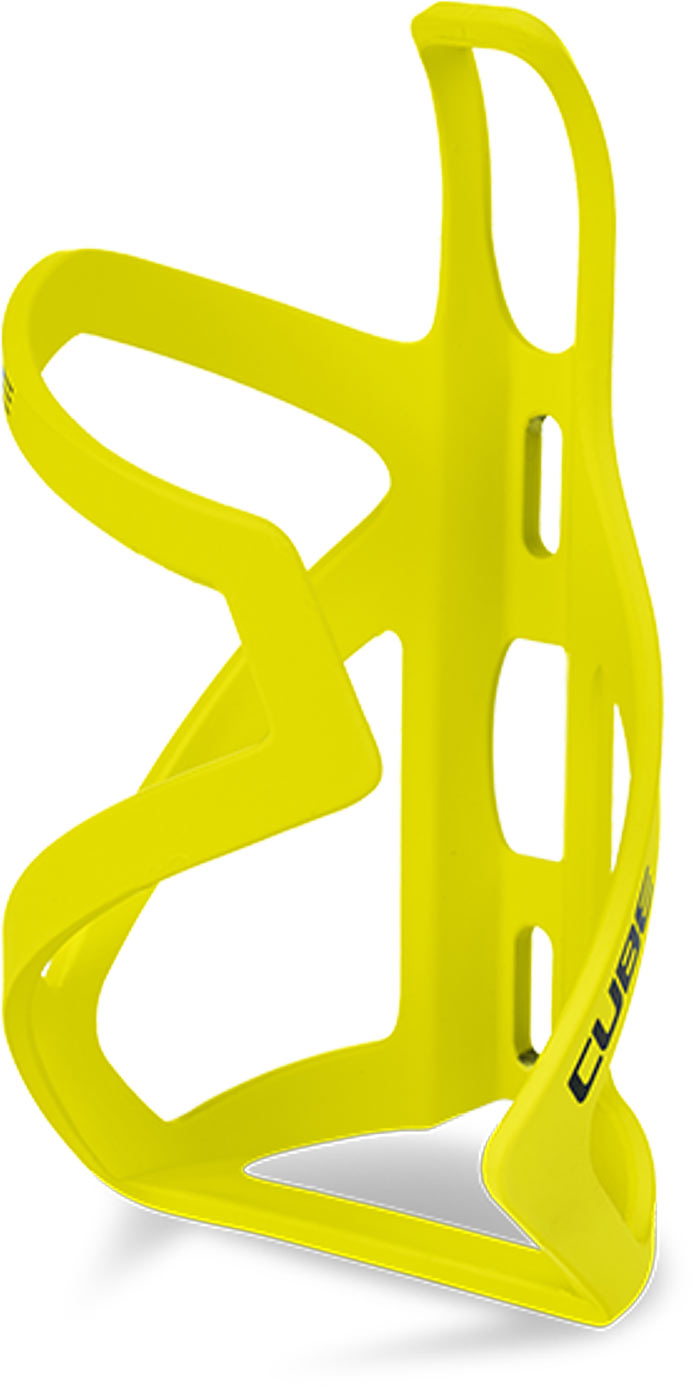 Cube Flaskeholder HPP Sidecage mat neon gul og blank sort