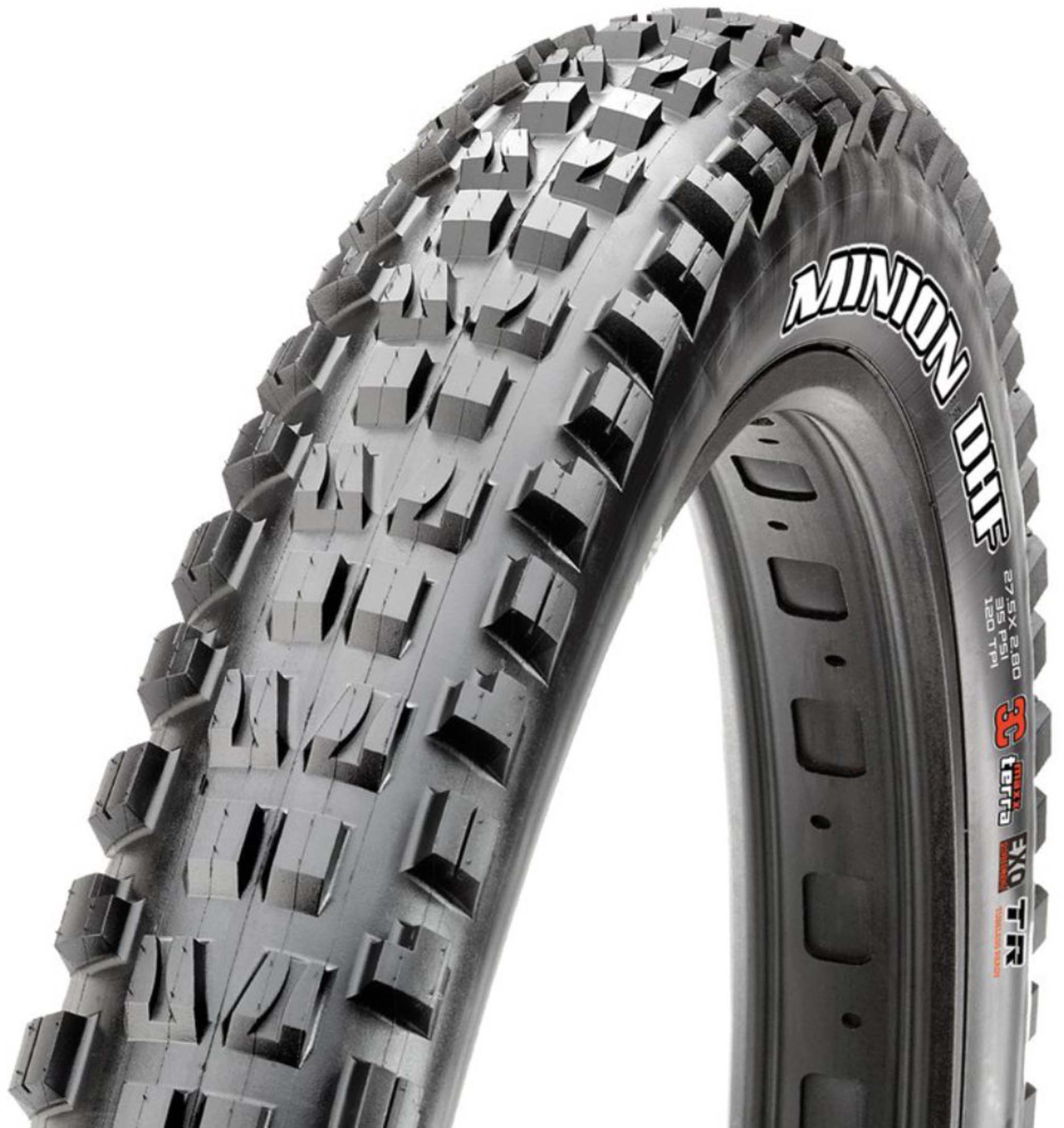 Maxxis Dæk Minion DHF+ TLR foldbart, 27,5x2,80" 71-584 sort EXO 3C MaxxTerra