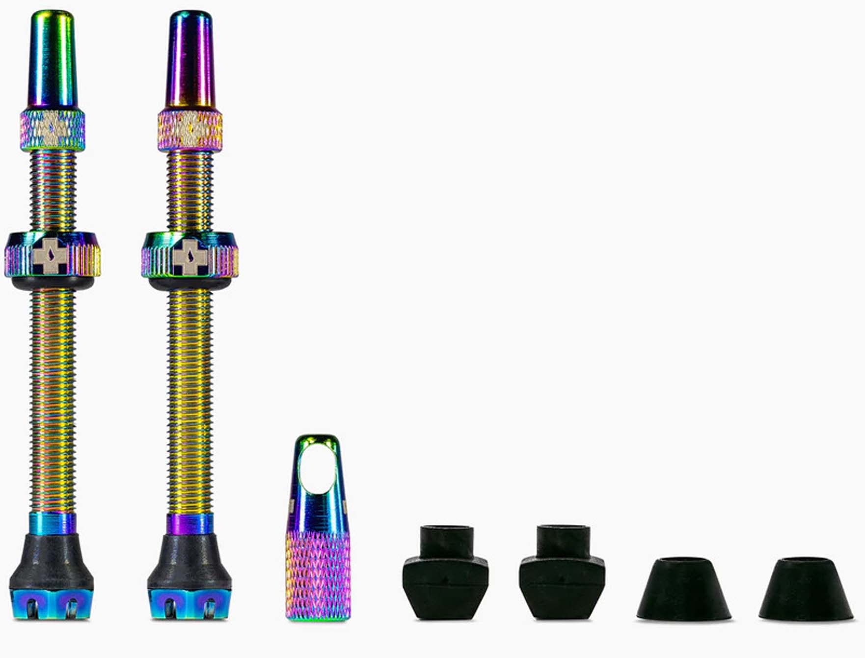 Muc-Off Helt nye slangeløse ventiler – ventil 44 mm iriserende
