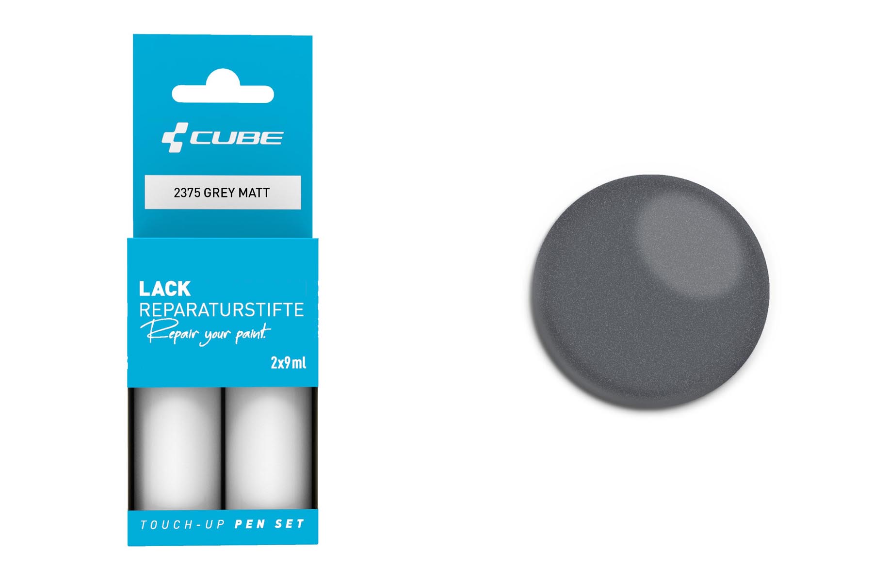 Cube Lakstift-sæt grå mat 2375