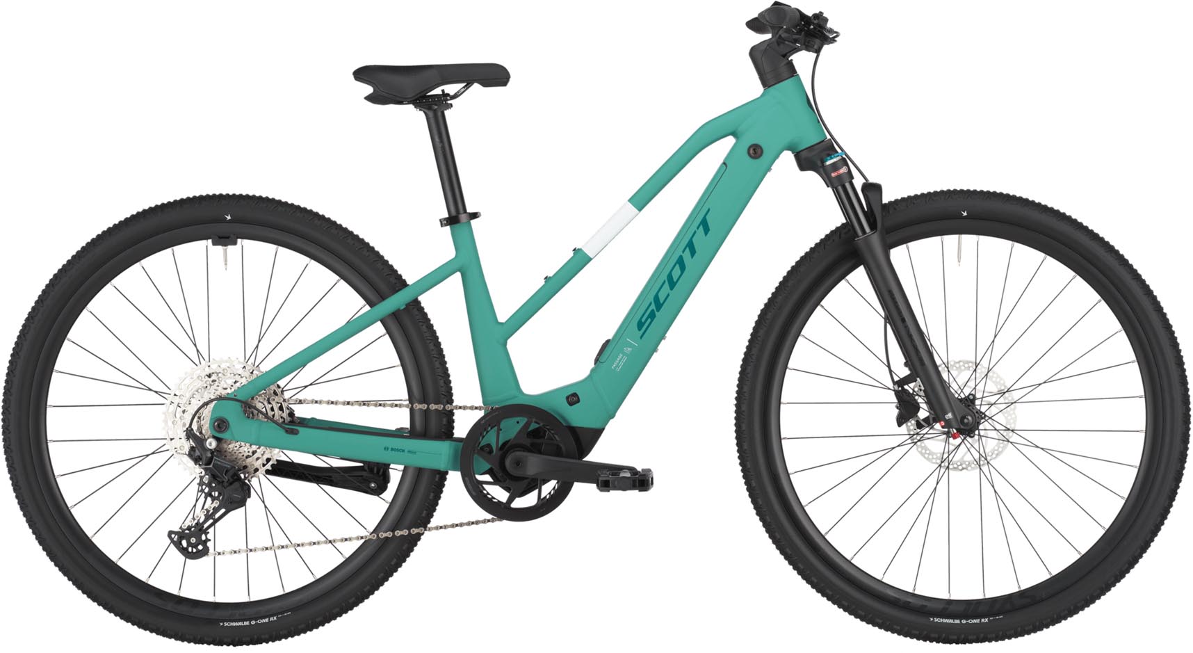 Scott Passage 20 Slope aventurine green 2025 - Elcykel Trekkingcykel Damer