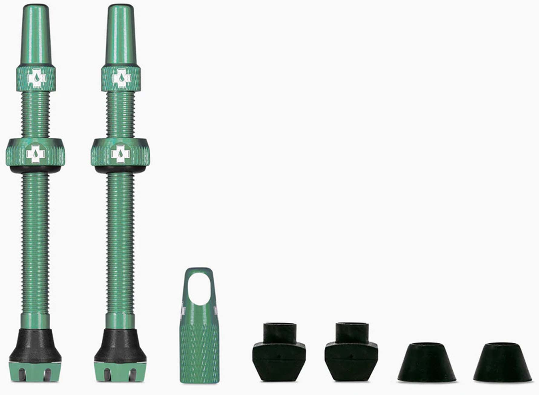 Muc-Off Helt nye slangeløse ventiler - Ventil 44 mm turkis