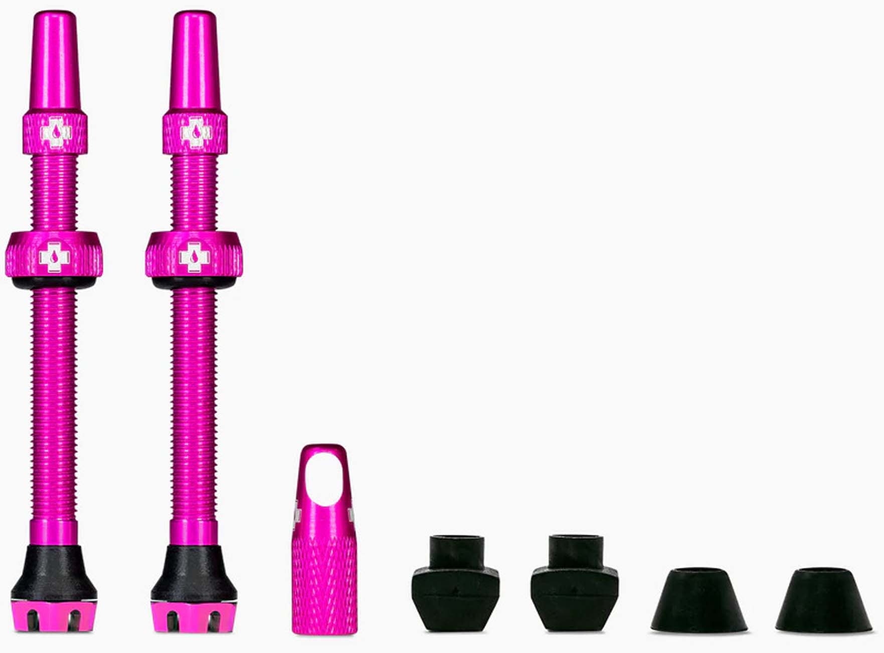 Muc-Off Helt nye slangeløse ventiler – ventil 44 mm pink