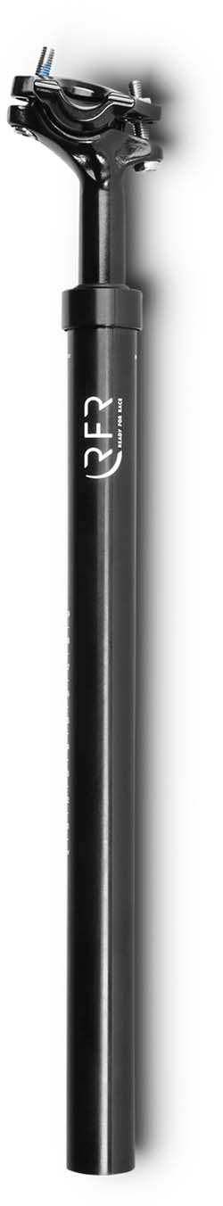 RFR Fjedret sadelpind (80 - 120 kg) sort - 27,2 mm x 400 mm