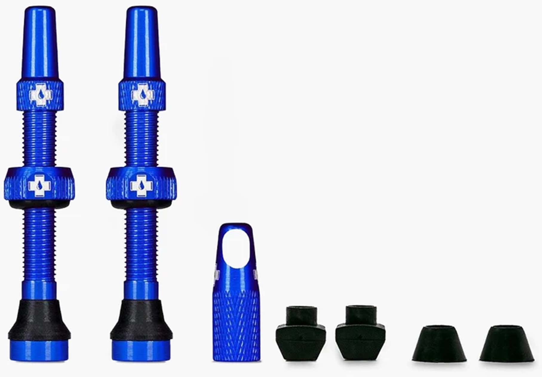 Muc-Off Tubeless Valve Kit Universal til MTB &amp; Road  blå 60 mm