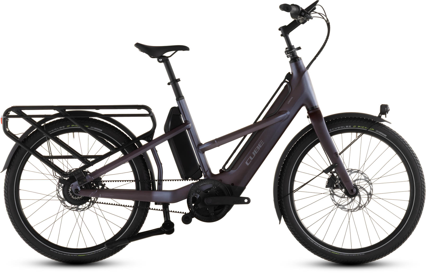 Cube Longtail Hybrid Comfort 800 mineralgrey n reflex 2026 - Elcykel Lastencykel
