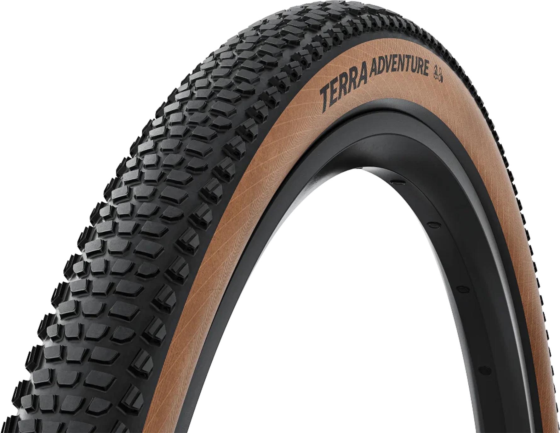 Continental Dæk Terra Adventure 28x1,75" 45-622 sort/gennemsigtig TLR
