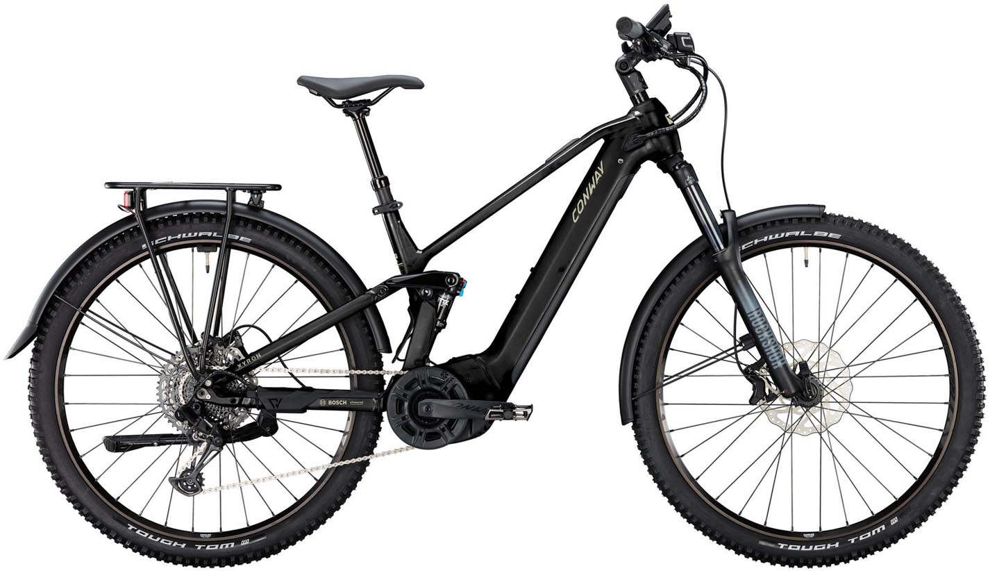 Conway Xyron SUV 4.0 750Wh black 2025 - Elcykel Fuldafdæmpede Mountainbike