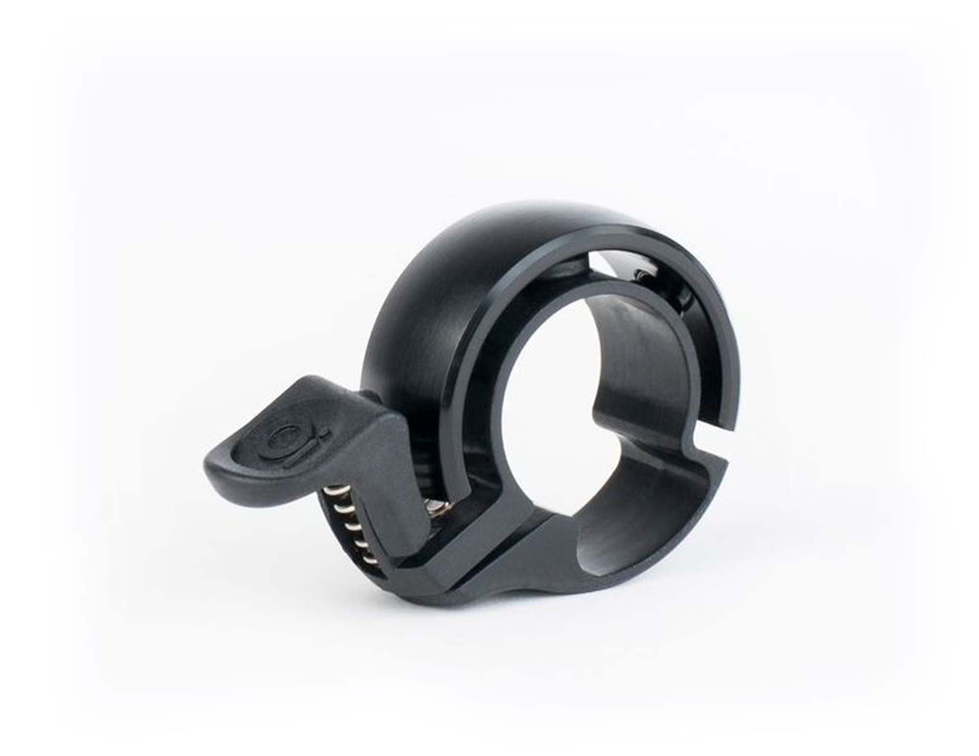 Knog Ringklokke Oi small mat sort | Styrdiameter: 22,2 mm