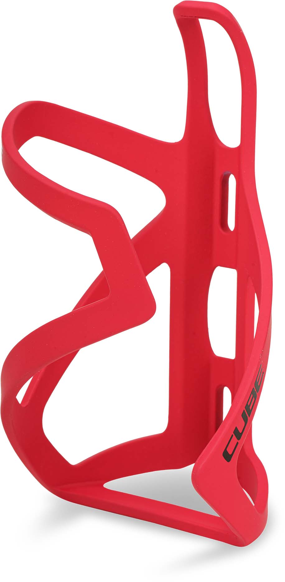 Cube Flaskeholder HPP Sidecage - mat rød og blank sort