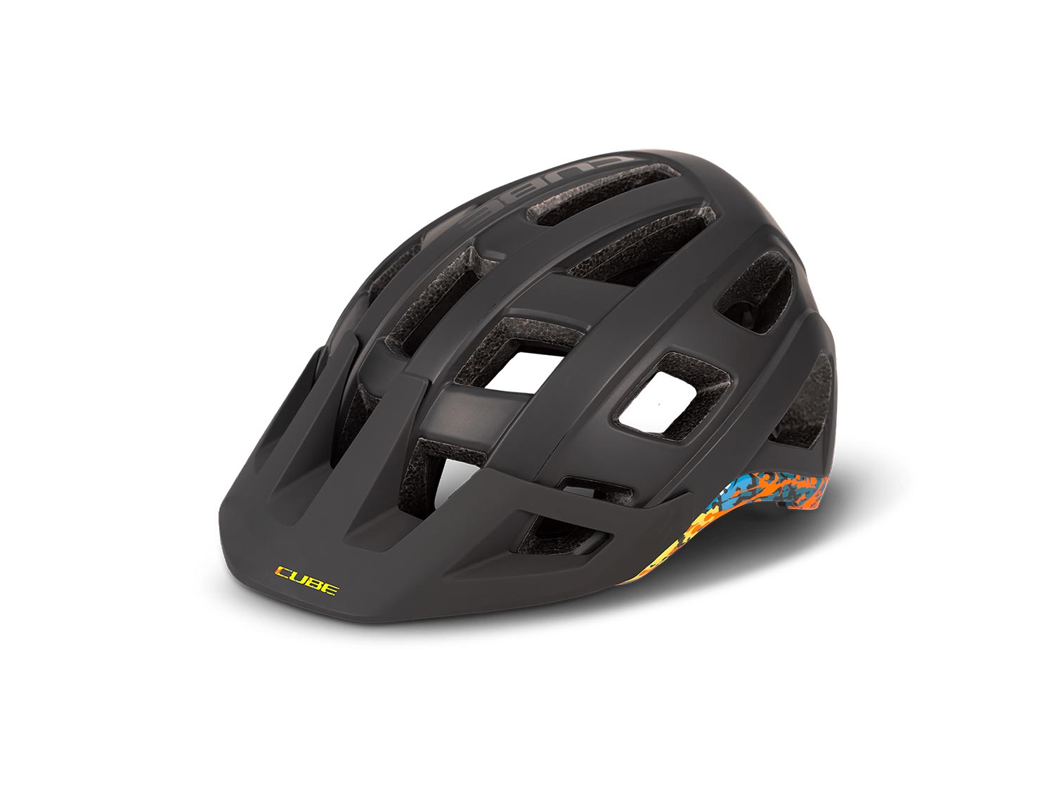 Cube Hjelm BADGER black´n´splash