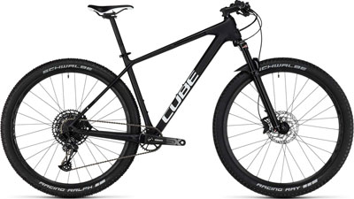 Cube Reaction C:62 ONE hardtail-mountainbike i sort.