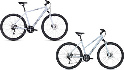 To Cube Nature Pro-cykler med diamantstel og trapezstel.
