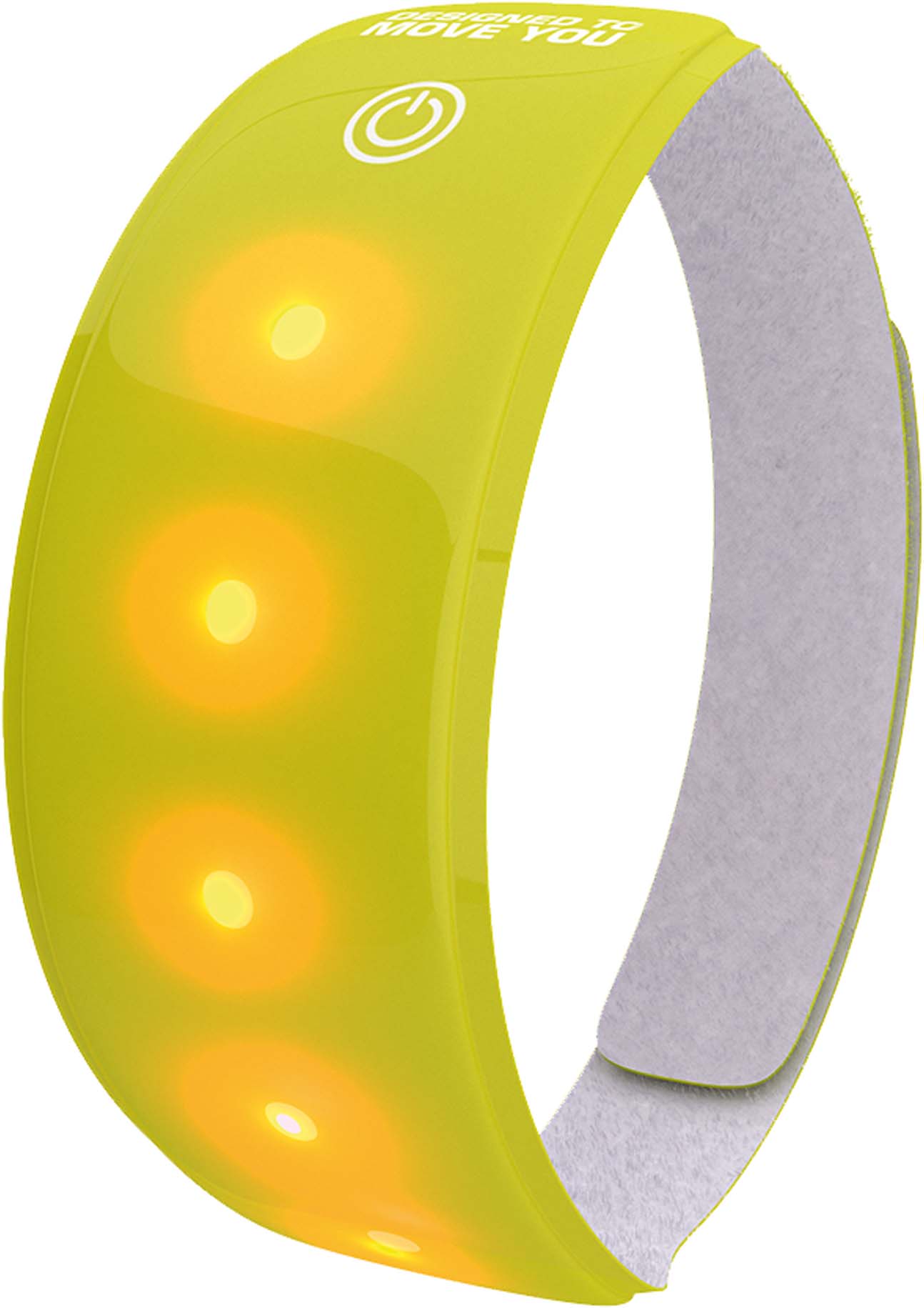 WOWOW LED-refleksarmbånd Lightband, gul, størrelse XL