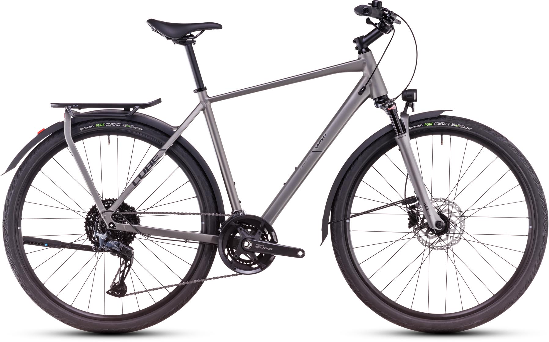 Cube Kathmandu EXC grey n black 2025 - Trekkingcykel Herrer
