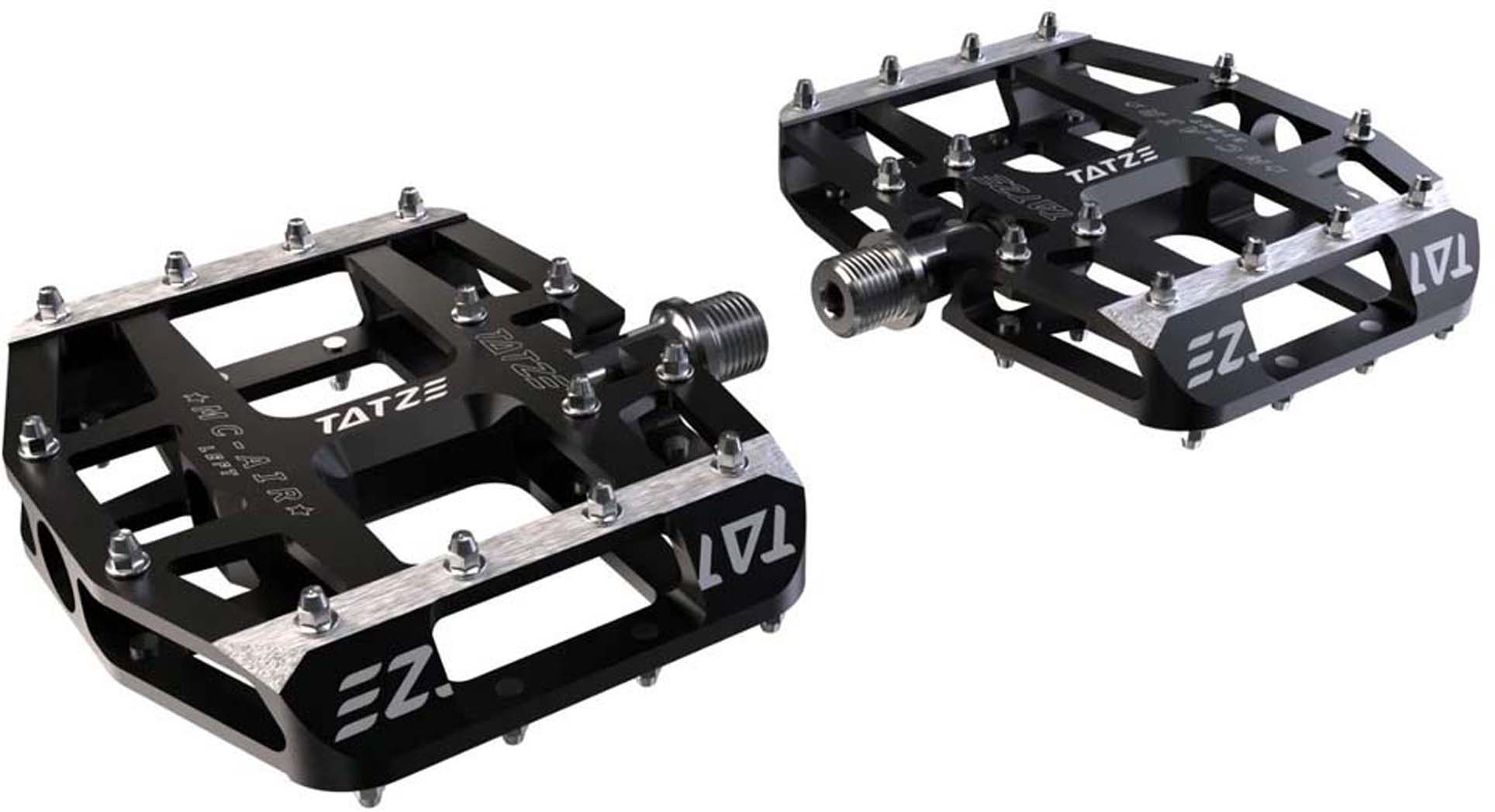 Tatze MC-AIR flad pedal, sort/sølv