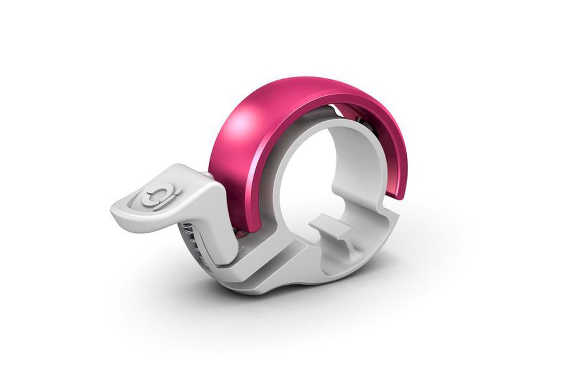 Knog Bell Oi small white/pink | Styrdiameter: 22,2 mm