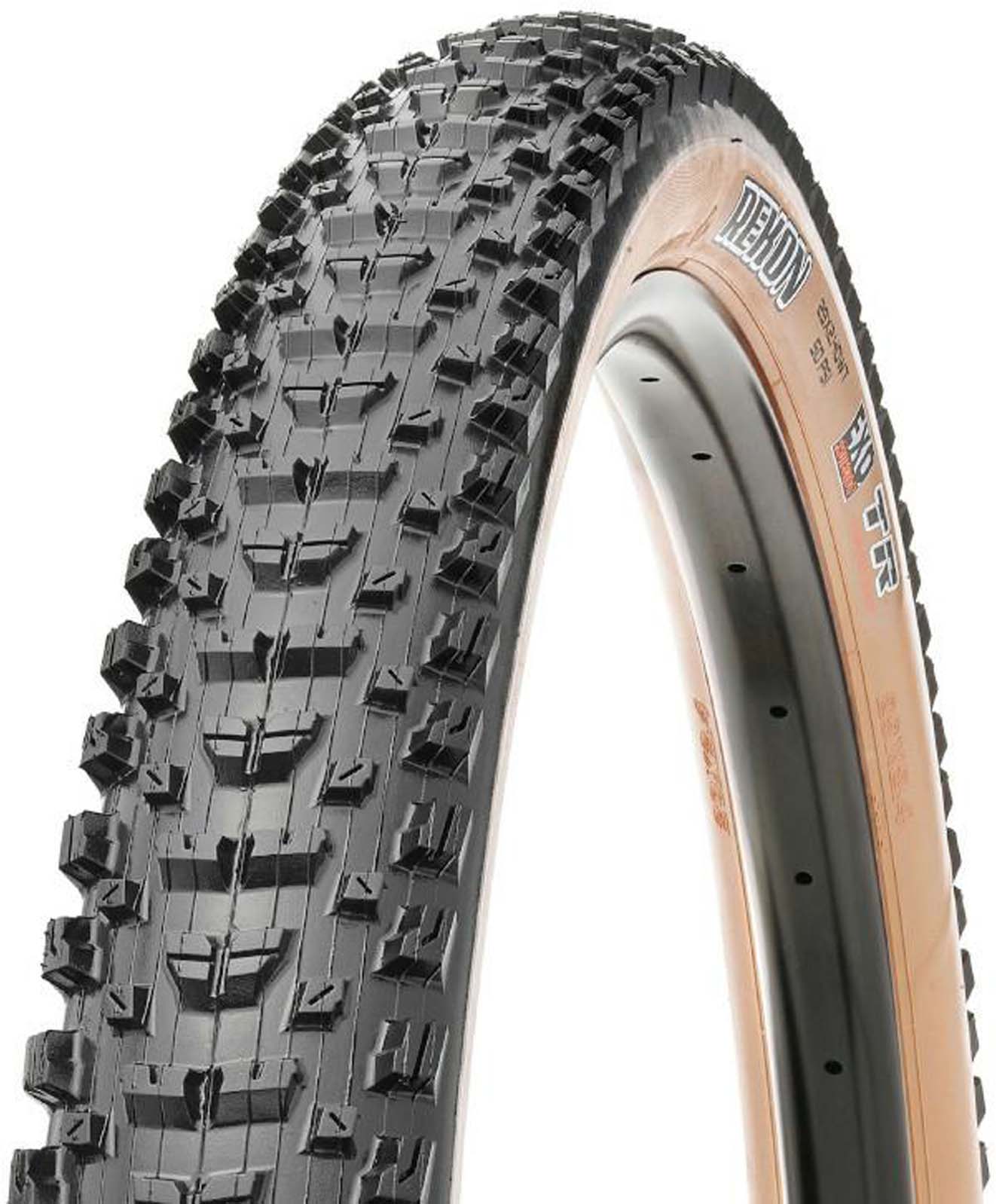 Maxxis Dæk Rekon+ TLR EXO foldbart, 27,5x2,80" 71-584 sw/tanwal 3C MaxxSpeed