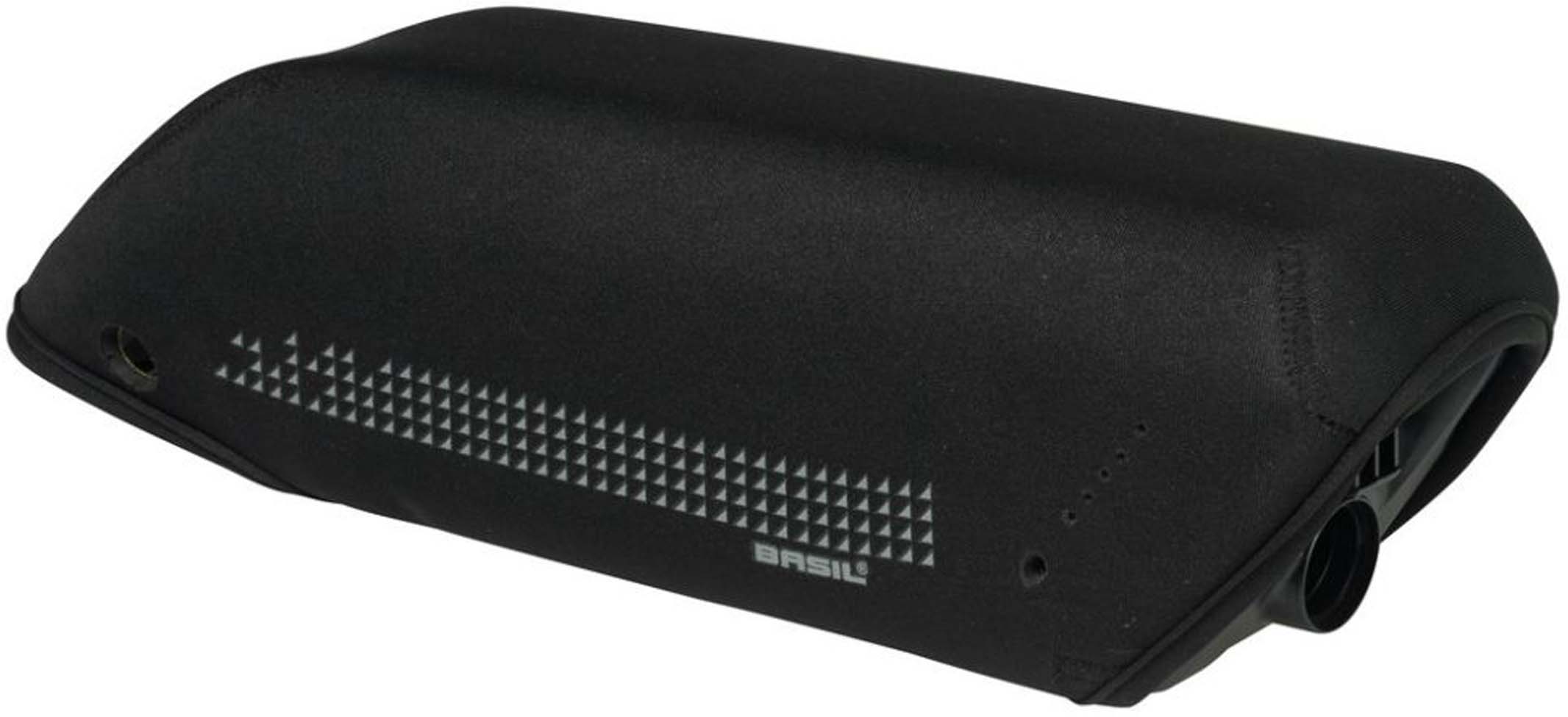 Basil Downtube Battery Cover - Rammebatteribeskyttelse til Bosch - sort lime