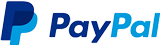Det blå PayPal-logo.
