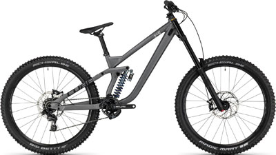 Cube TWO15 Pro 27,5 tommer mountainbike i gråt.