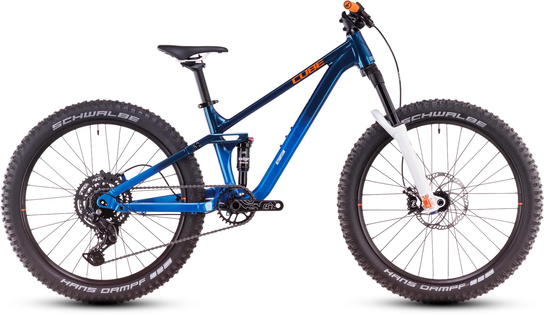 Cube Stereo 240 ONE actionteam 2025 - Fuldafdæmpede Mountainbike