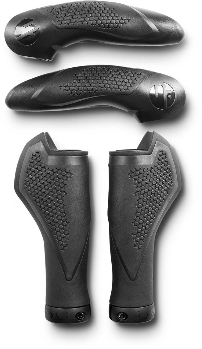 Natural Fit Håndtag COMFORT Bar Ends Large sort