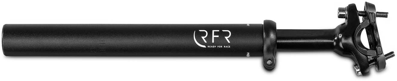 RFR Fjedret sadelpind (60 - 90 kg) sort - 27,2 mm x 300 mm