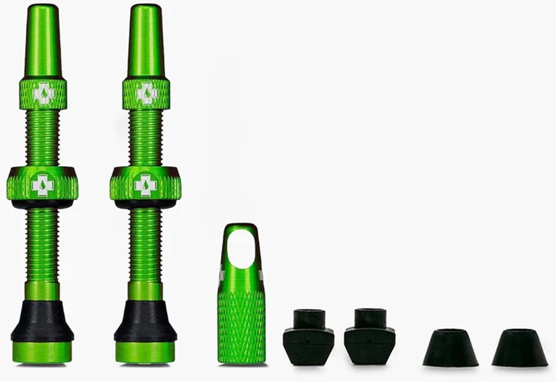 Muc-Off Tubeless ventil-sæt Universal til MTB &amp; Road grøn 60