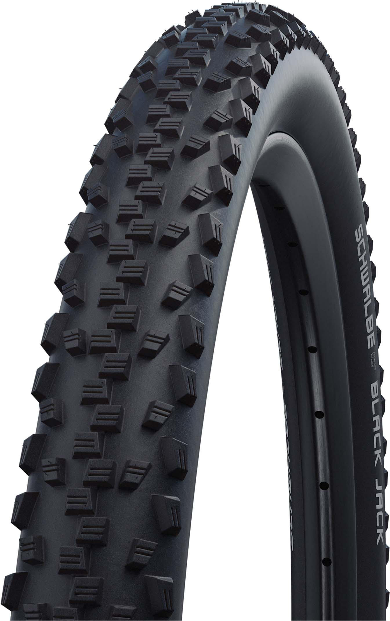 Schwalbe Dæk BLACK JACK 50-559 26" x 2,00, 640 g, sort