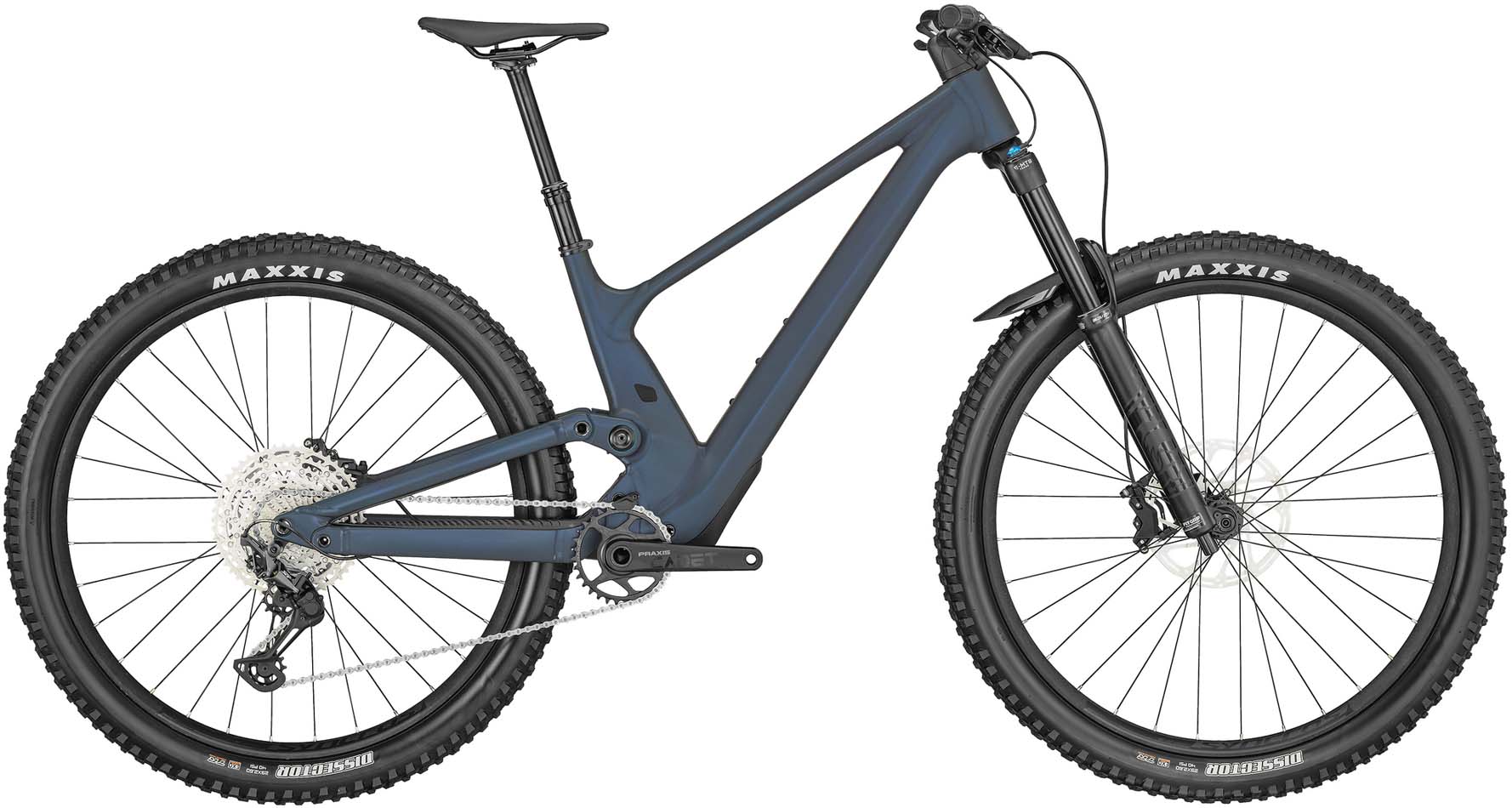 Scott Genius 930 Midnight Teal 2024 - Fuldafdæmpede Mountainbike