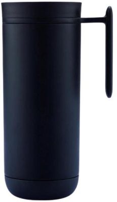 XD Design termokrus Clik, rustfrit stål, sort – 225 ml
