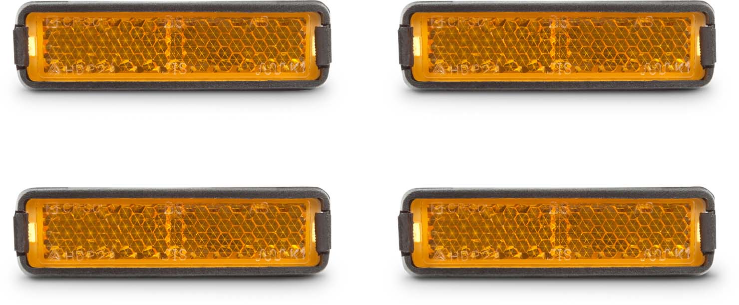 RFR Pedalreflektor-sæt orange