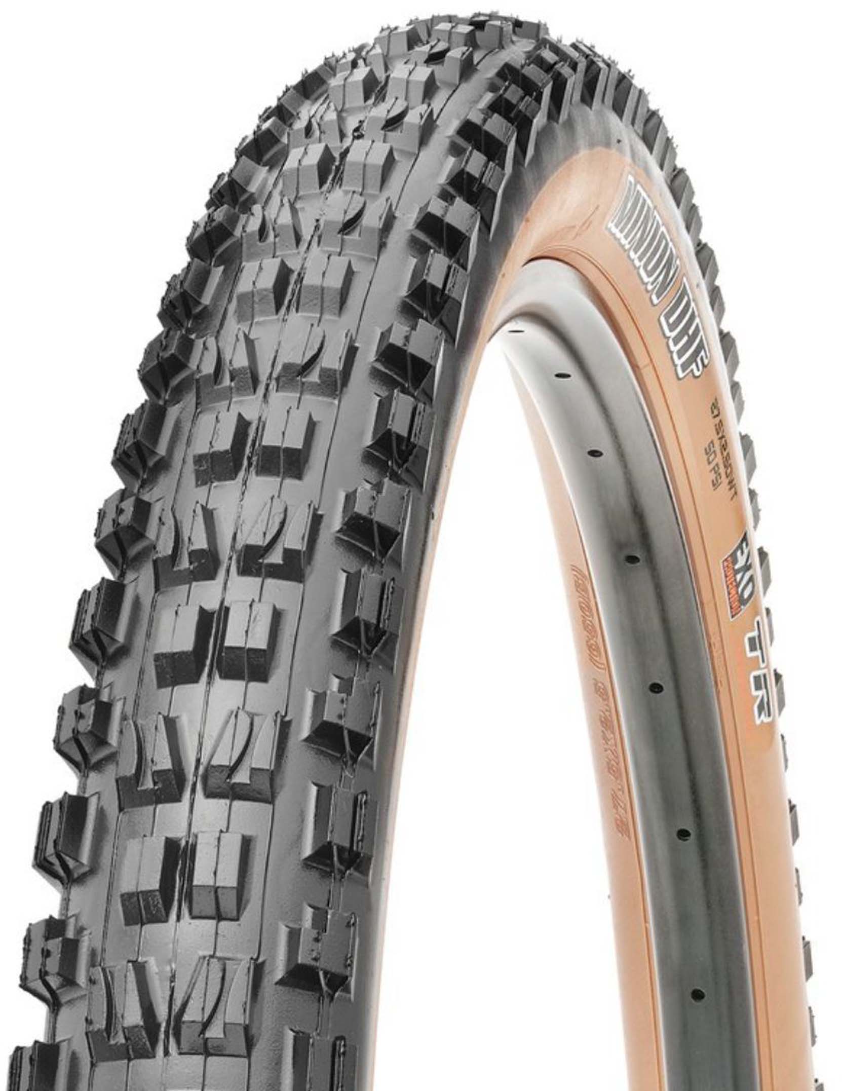 Maxxis Dæk Minion DHF WT TLR foldbart 29x2,60" 66-622 sort/Skinwall EXO Dual