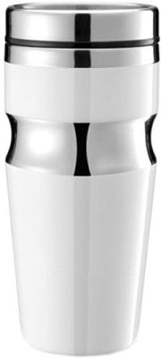 XD Design termokrus Contour, rustfrit stål, hvid - 350 ml
