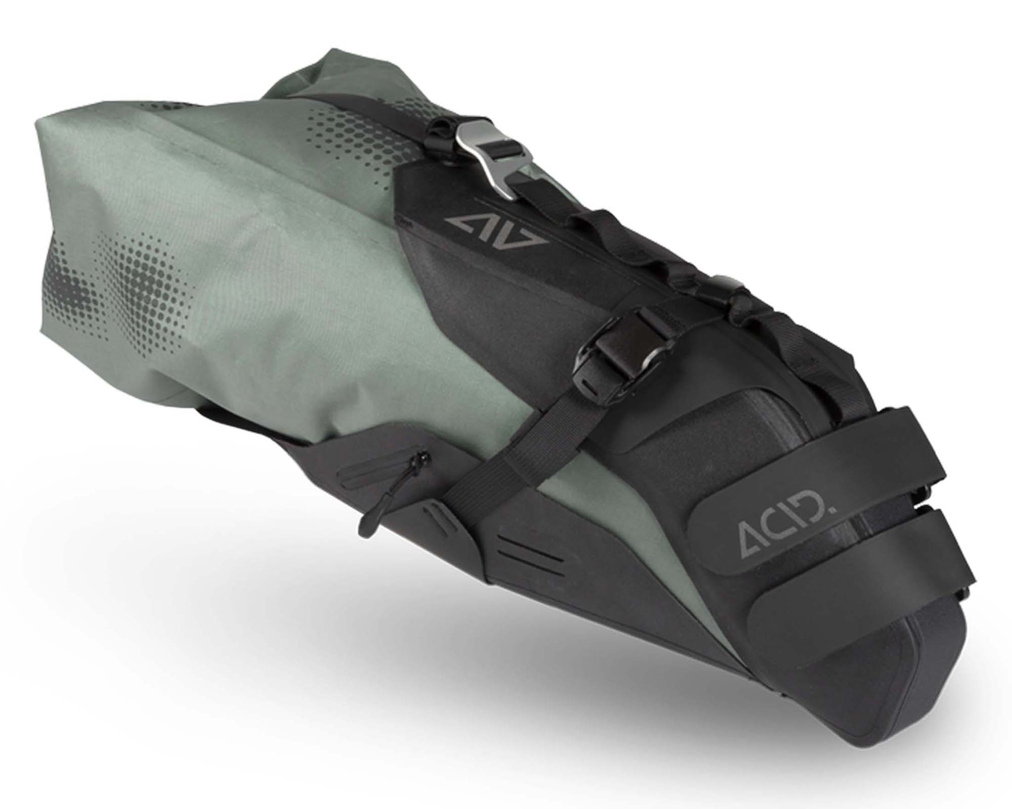 Acid Sadeltaske PACK PRO 15, sort og grøn