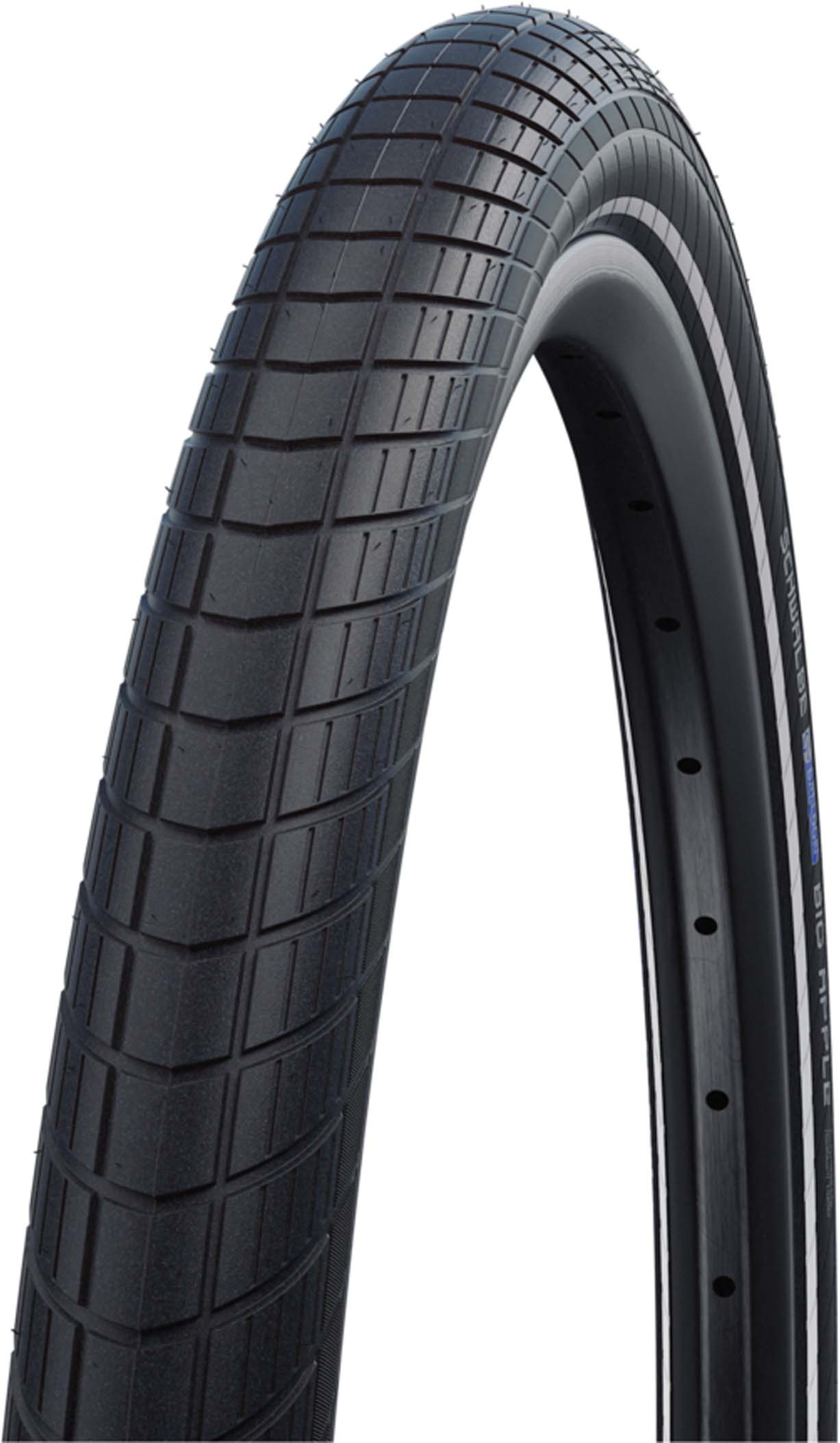 Schwalbe Dæk Big Apple 28x2,15" 55-622, sort-refleks